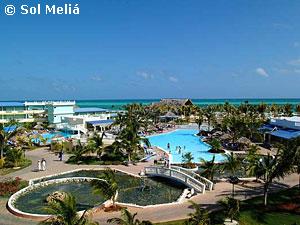 Panoramic view of the hotel. Cayo Guillermo