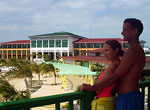 Bungalow. View of the swimming pool