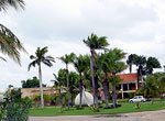 Hotel entrance.